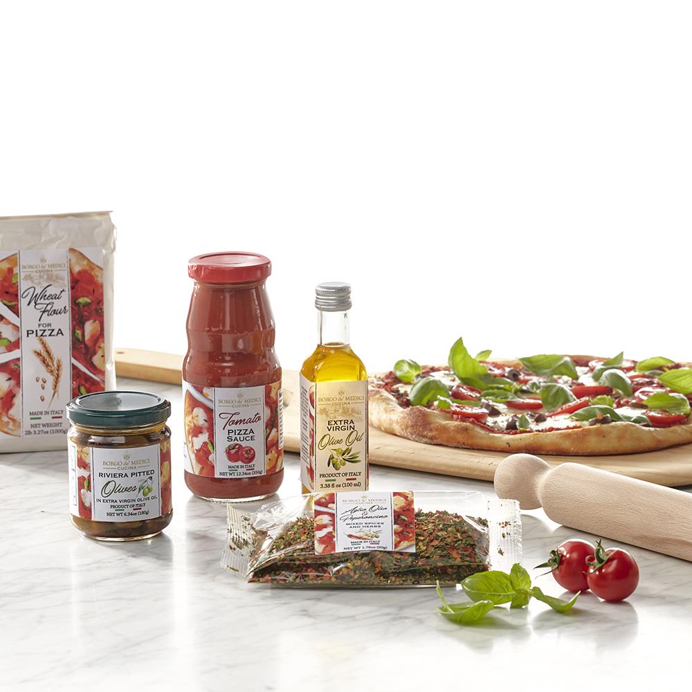 The Authentic Tuscan Pizza Kit - Hammacher Schlemmer