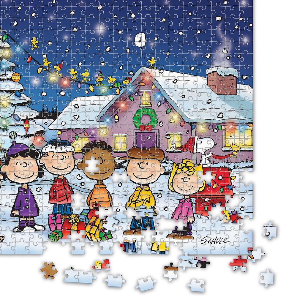 500-Piece Illuminated Peanuts Holiday Jigsaw Puzzle