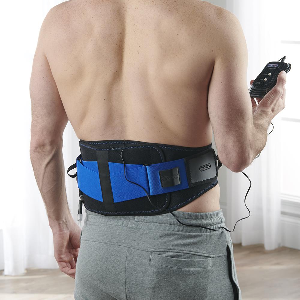 The EMS/TENS Back Pain Therapy Belt - Hammacher Schlemmer