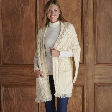 The Genuine Aran Reading Shawl