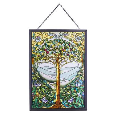 Louis Comfort Tiffany - Stained glass. Tree of life Poster