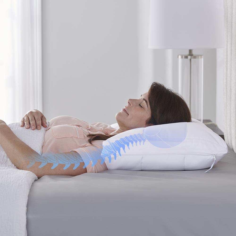 The Neck and Spine Aligning Pillow - Hammacher Schlemmer