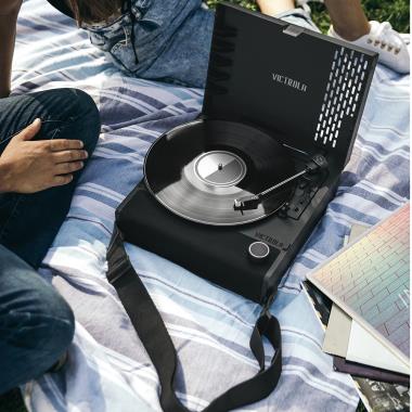 The Only Portable Cordless Record Player