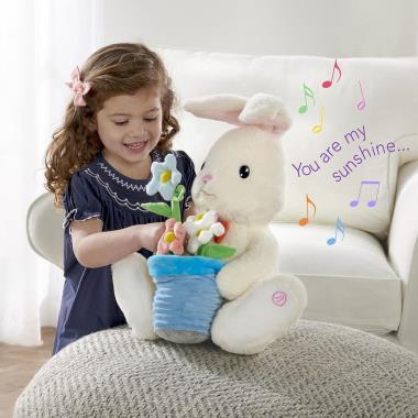 Musical plush sales easter bunny