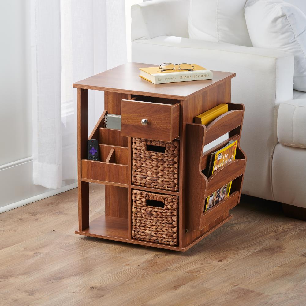 The Tight Space Storage End Table - Hammacher Schlemmer