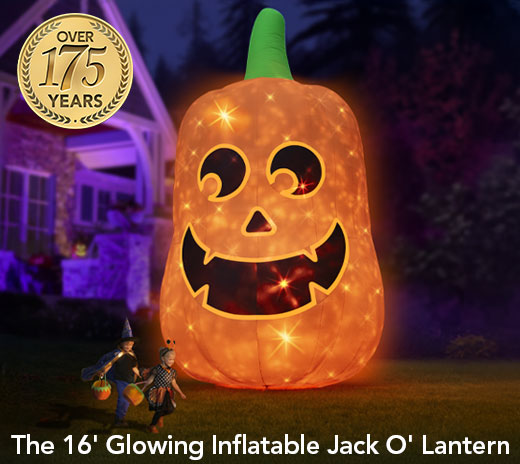 The 16' Glowing Inflatable Jack O' Lantern