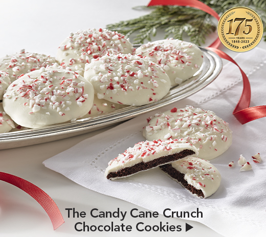 The Candy Cane Crunch Chocolate Cookies