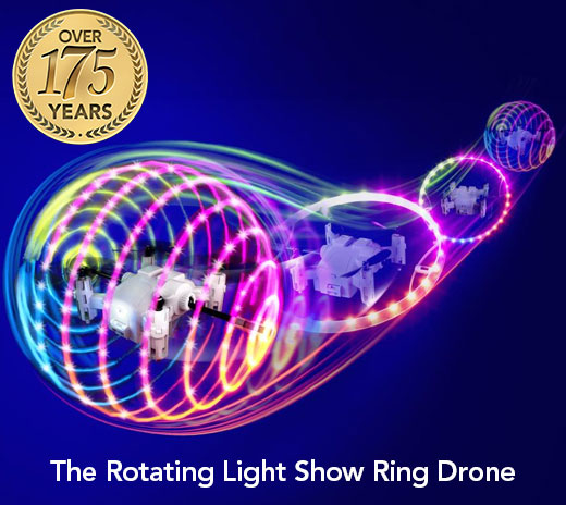 The Rotating Light Show Drone