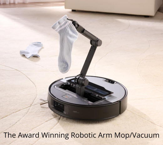 The Award Winning Robotic Arm Mop/Vacuum