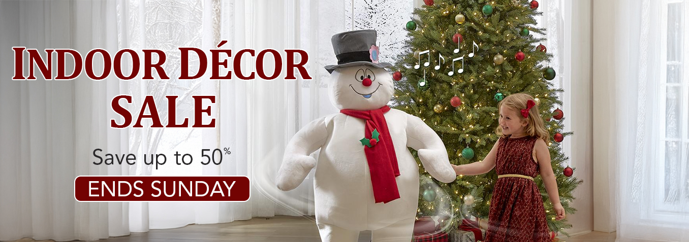 SAVE up to 50% on Indoor Décor