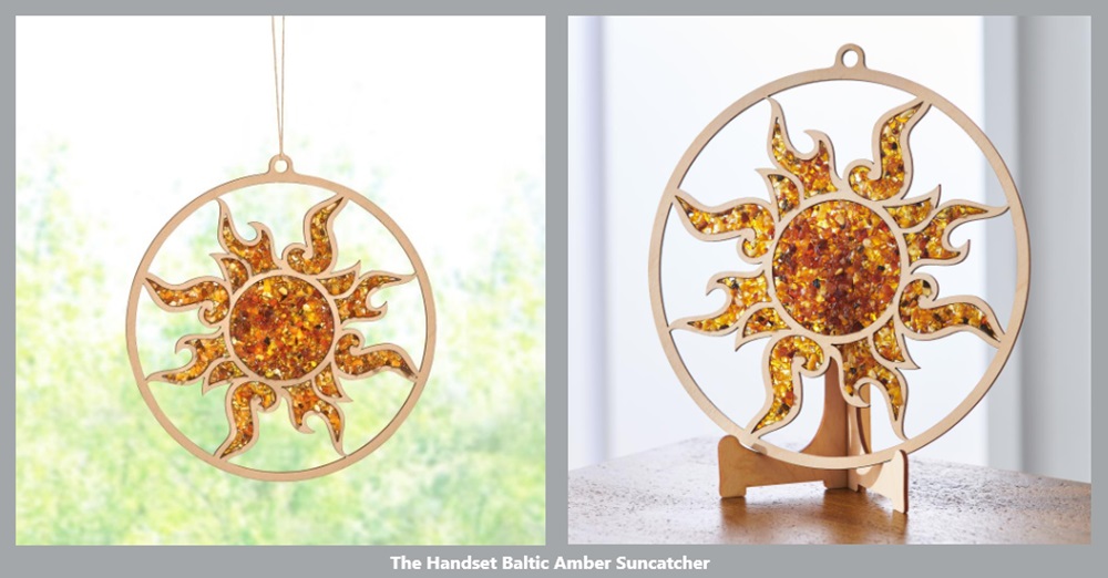 The Handset Baltic Amber Suncatcher