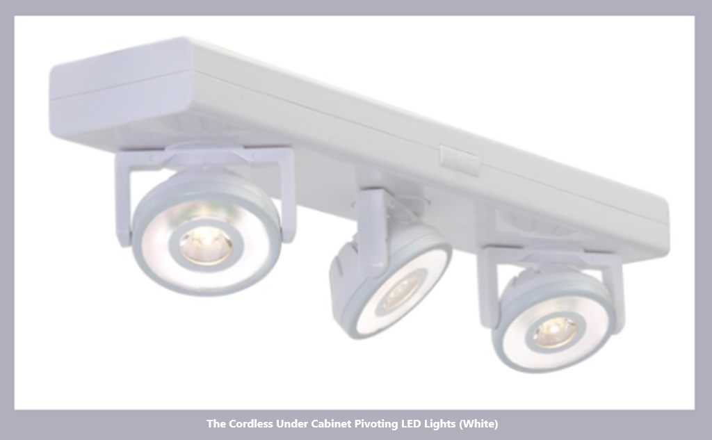 The Cordless Cabinet Pivoting LED Lights