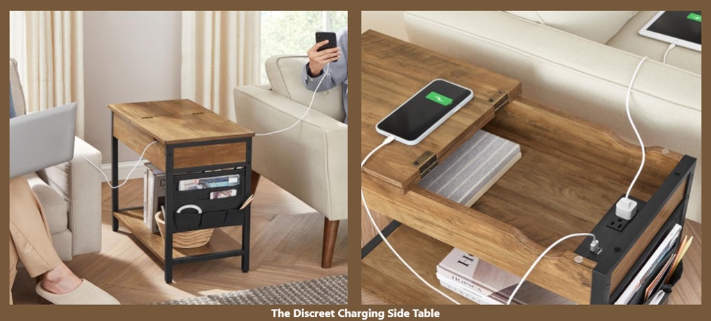 The Discreet Charging Side Table