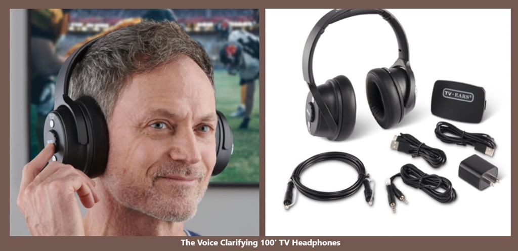 The Voice Clarifying 100' TV Headphones