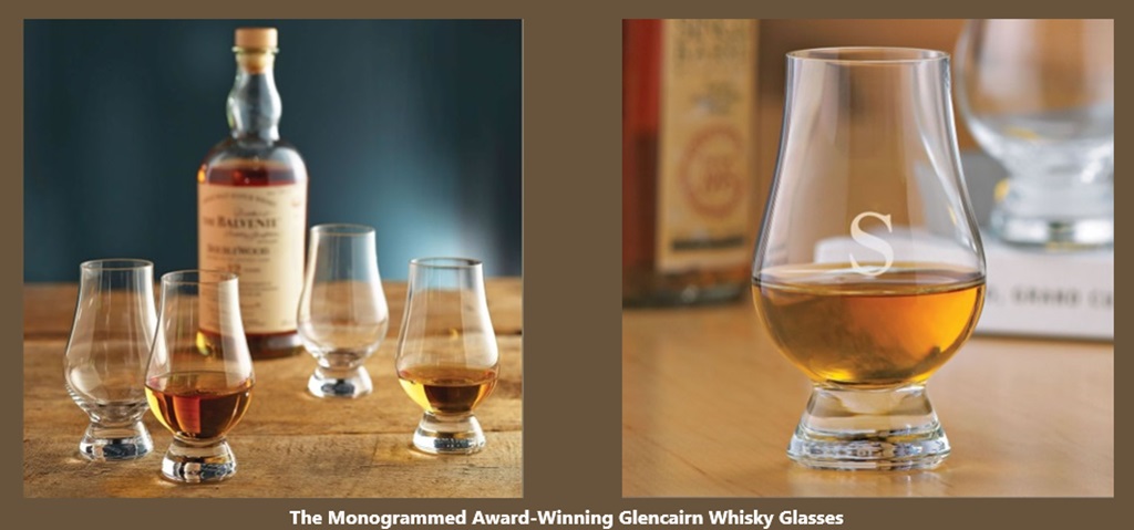 The Monogrammed Award-Winning Glencairn Whisky Glasses