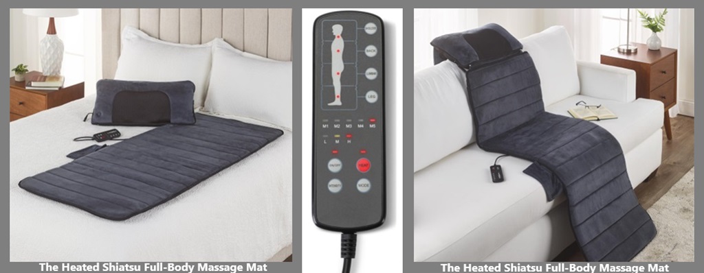 The Heated Shiatsu Full-Body Massage Mat