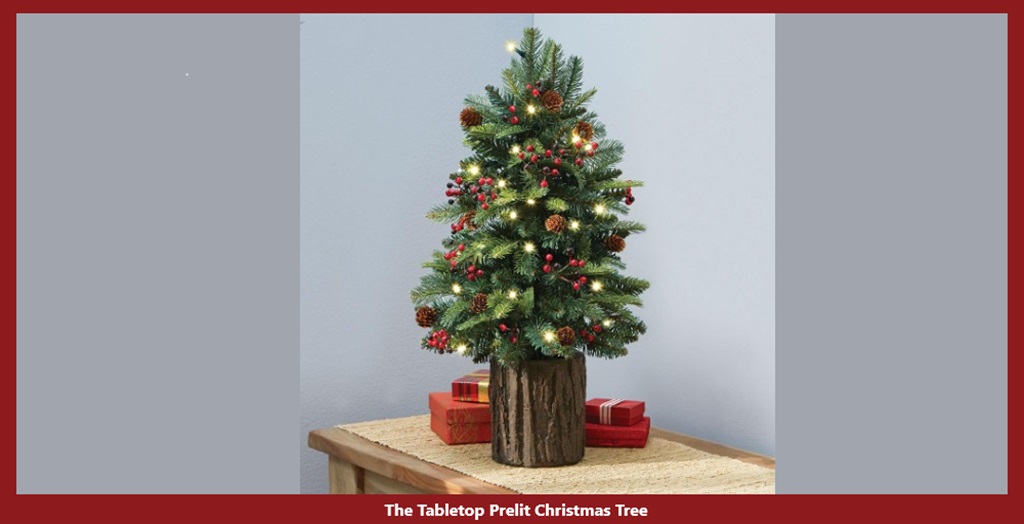 The Tabletop Prelit Christmas Tree