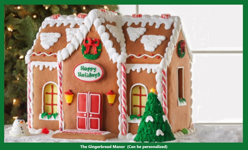 The Gingerbread Manor (Can be personalized)