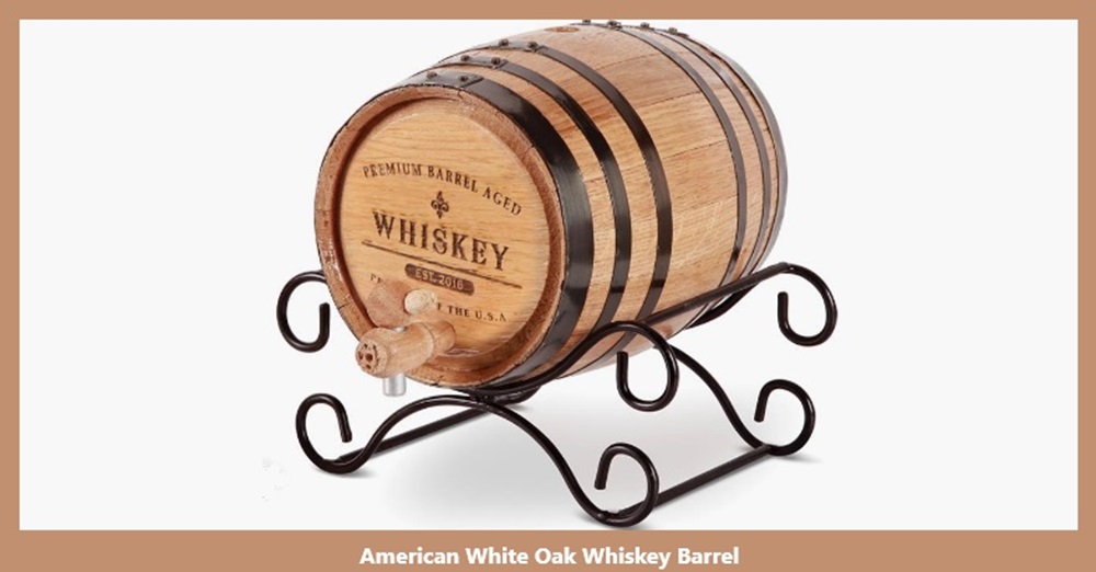 American white Oak Whiskey Barrel