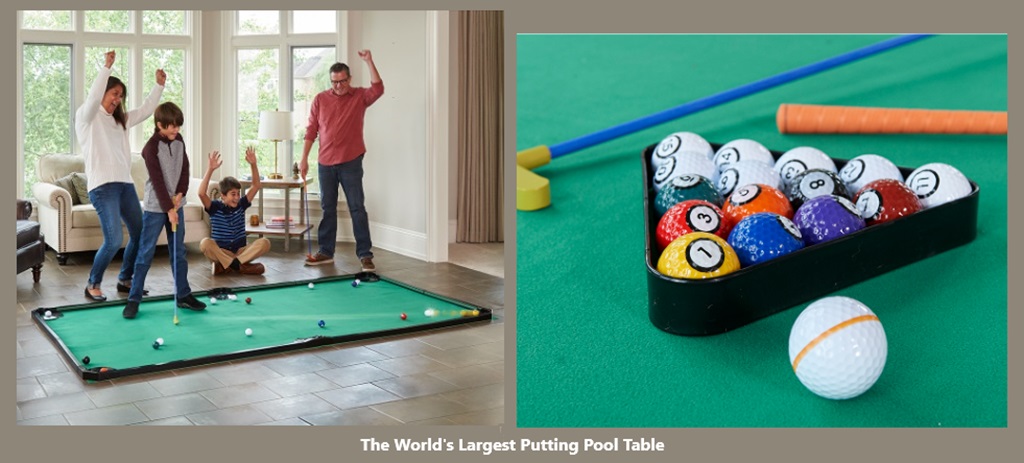 The World's Largest Putting Pool Table