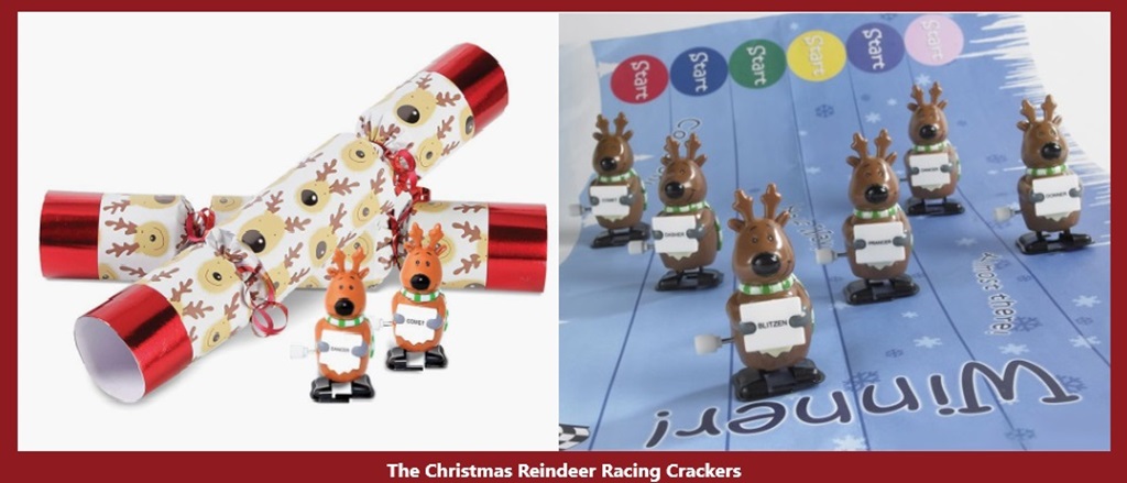 The Christmas Reindeer Racing Crackers