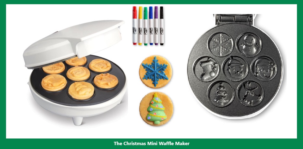 The Christmas Mini Waffle Maker