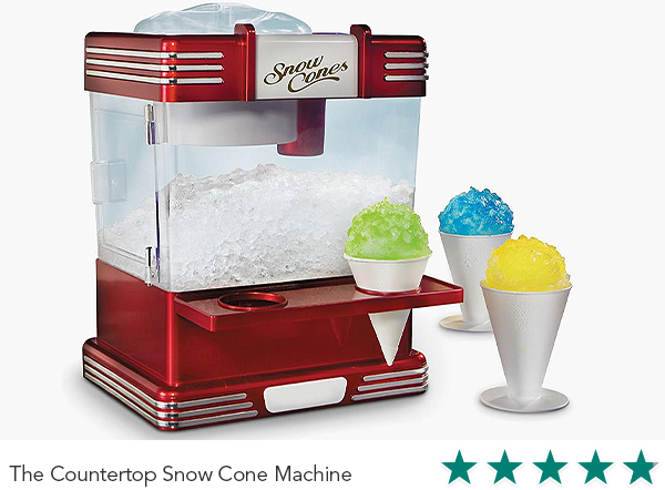 The Countertop Snow Cone Machine