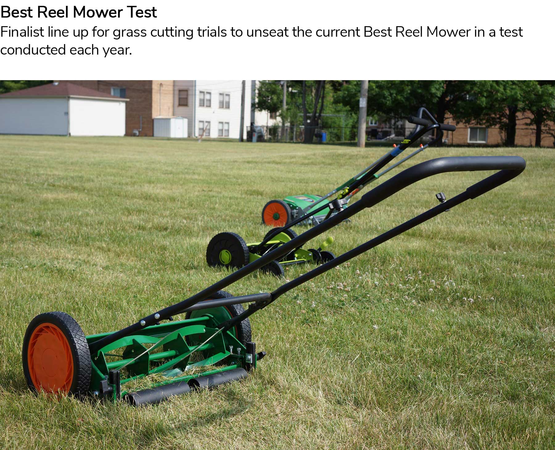 Best Reel Mower Test